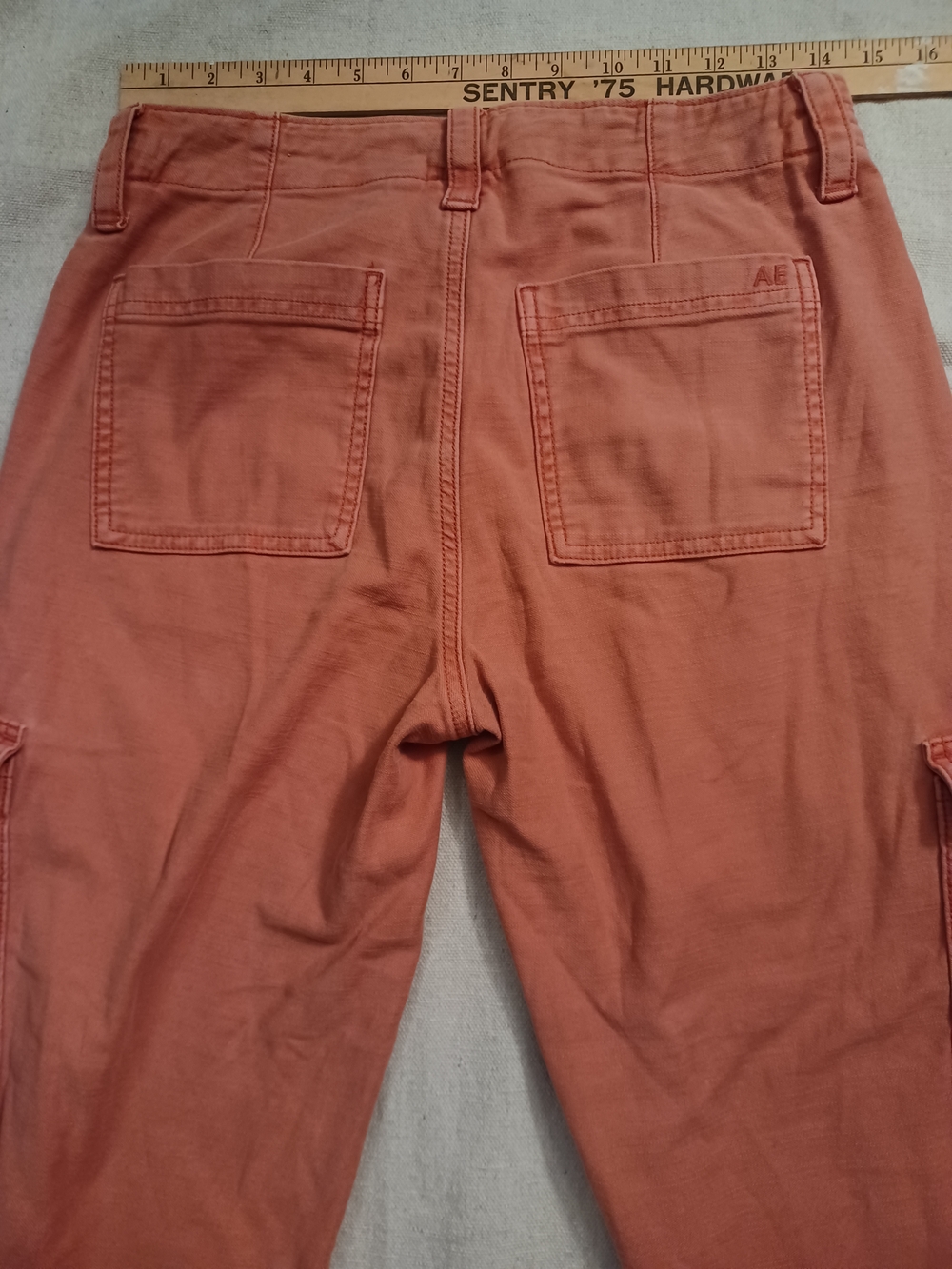 American Eagle Outfitters Coral Cargo Pants Women's Size 4 - Picture 5 of 7